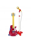 BFS  Elektronik Ayaklı Mikrofonlu Gitar Seti Kırmızı