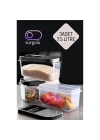 BFS  Erzak Bakliyat Saklama Kabı 3 lü Set 7.5 Lt Antrasit