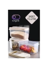 BFS  Erzak Bakliyat Saklama Kabı 3 lü Set 7.5 Lt Krem
