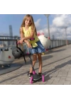 BFS   Evo 3 Tekerlekli Katlanabilir Illuminate Işıklı Pembe Scooter