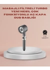 BFS Filtreli Masaj Özellikli Duş Başlığı Aç Kapa Tuşlu