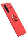 BFS   Find X2 Kılıf Range Yüzüklü Silikon - Kırmızı