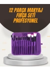 BFS Fondöten, Allık ve Far Uygulamalarına Uygun 12 Parça Makyaj Fırça Takımı Ergonomik Saplı