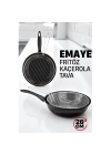 BFS  Fritözlü Emaye Kızartma Tavası- Kızartma Kaçerola Multi Kullanım  26 CM
