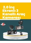 BFS Full HD Çift Yönlü Araç Kamerası  Hareket Algılama  Döngüsel Kayıt