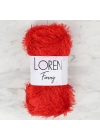 BFS  Furry Kırmızı El Örgü İpi - RF025 - 34053