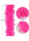 BFS  Fuşya Renk Kabarık Kalın Otriş Boa Tüy 6 cm Genişlik 180-200 cm Uzunluk