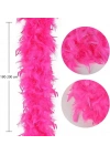 BFS Fuşya Renk Kabarık Kalın Otriş Boa Tüy 6 Cm Genişlik 180-200 Cm Uzunluk