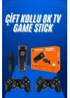 BFS Game Stick Çift Oyun Konsolu Smart TV Game Box 8k Ultra HD 64 Gb