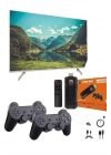 BFS Game Stick Çift Oyun Konsolu Smart TV Game Box 8k Ultra HD 64 Gb