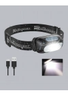 BFS Gece Balıkçılığı İçin Ultra Parlak Şarjlı Kafa Lambası | 4 Işık Modu + USB Şarj