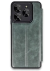 BFS  General Mobile Era 30 Kılıf Flip Cover - Koyu Yeşil