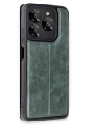 BFS  General Mobile Era 30 Kılıf Flip Cover - Koyu Yeşil