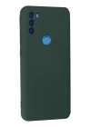 BFS  General Mobile GM 21 Plus Kılıf Nano içi Kadife Silikon - Koyu Yeşil