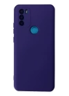 BFS  General Mobile GM 21 Plus Kılıf Nano içi Kadife Silikon - Mor