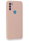 BFS  General Mobile GM 21 Plus Kılıf Nano içi Kadife Silikon - Pudra