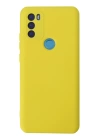 BFS  General Mobile GM 21 Plus Kılıf Nano içi Kadife Silikon - Sarı