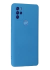 BFS  General Mobile GM 21 Pro Kılıf Nano içi Kadife Silikon - Mavi