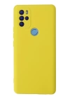 BFS  General Mobile GM 21 Pro Kılıf Nano içi Kadife Silikon - Sarı