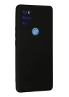 BFS  General Mobile GM 21 Pro Kılıf Nano içi Kadife Silikon - Siyah