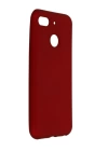 BFS  General Mobile GM 8 Go Kılıf First Silikon - Bordo