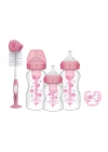 BFS Geniş Ağız Anti Kolik Options+ PP Biberon Hediye Seti Pembe