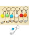 BFS  Gerçekçi Golf Tasarımlı Şık Anahtarlık Kolye Çanta Süsü Golf Keychain