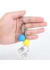 BFS  Gerçekçi Golf Tasarımlı Şık Anahtarlık Kolye Çanta Süsü Golf Keychain