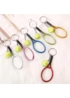 BFS  Gerçekçi Tenis Raketi Tasarımlı Şık Anahtarlık Kolye Çanta Süsü Tennis Keychain