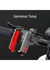 BFS Gidon Bağlantılı 360° Derece Ayarlanabilir 3.5”-7.2” Uyumlu Motosiklet Bisiklet Telefon Tutucu