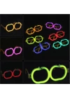 BFS     Glow Stick Elma Gözlük - Glow Partisi Gözlüğü - Glow Stick Gözlük 12 Adet