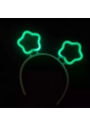 BFS   Glow Stick Karanlıkta Yanan Fosforlu Yıldız Taç 12 Adet