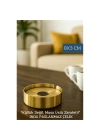 BFS  Gold Inox 1 MM Scotch Çelik Küllük – 8 cm x 3 cm | Modern, Hijyenik ve Dayanıklı Tasarım