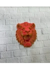 BFS Gold Red Aslan Başı Duvar Aksesuarı