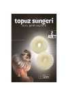 BFS Gold Saç Topuz Süngeri 2 ADET 12 CM Çap 5 cm Kalınlık