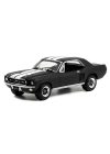 BFS   Greenlight 1:64 1967 Ford Mustang Coupe In Black With White Stripes