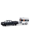 BFS   Greenlight 1/64 2023 Ram 2500 With Small Cargo Trailer Model Araba