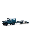 BFS   Greenlight 1/64 Hitch & Tow Series 31 - 1961 Nissan Patrol Hard Top with Utility Trailer