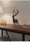 BFS Gri Geyik Biblo Minimal Tasarım Şık Ev Aksesuarı