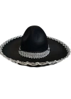 BFS   Gümüş Renk Şeritli Meksika Mariachi Latin Şapkası 55 cm Çocuk