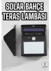 BFS Güneş Enerjili Bahçe Lambası Solar Gece Aydınlatma Sensörlü Lamba