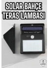BFS Güneş Enerjili Bahçe Lambası Solar Gece Aydınlatma Sensörlü Lamba