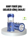 BFS Güneş Enerjili Kamp Lambası Şarjlı Taşınabilir Kompakt Açık Hava Işığı
