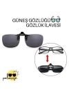 BFS Güneş Gözlüğü Gözlük İlavesi Clip-On Polarize
