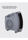 BFS Güvenli Elektrikli Fanlı Isıtıcı Termostatlı Hızlı Isıtma