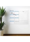 BFS  Haftalık Planlayıcı Manyetik Duvar Stickerı Takvim 56 cm x 70 cm