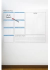 BFS  Haftalık Planlayıcı Manyetik Duvar Stickerı Takvim 56 cm x 70 cm