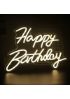 BFS Happy Birthday Yazılı Neon Led Işık