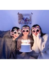 BFS     Happy Birthday Yazılı Pembe Fuşya Renk Parti Gözlüğü 12x7 cm