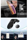BFS  ® Havalanndırma Izgarasına Takılabilen Mandallı Mıknatıslı Oto Araç Içi Manyetik Telefon Tutucu